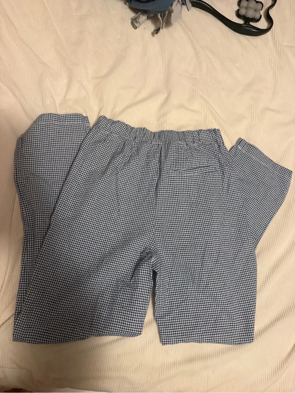 Women’s Free People Blue Gingham Dress Pants